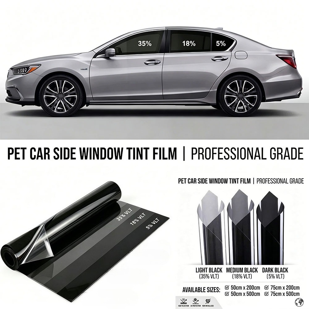 Tinted Window Film - Film teinté pour vitres de voiture
