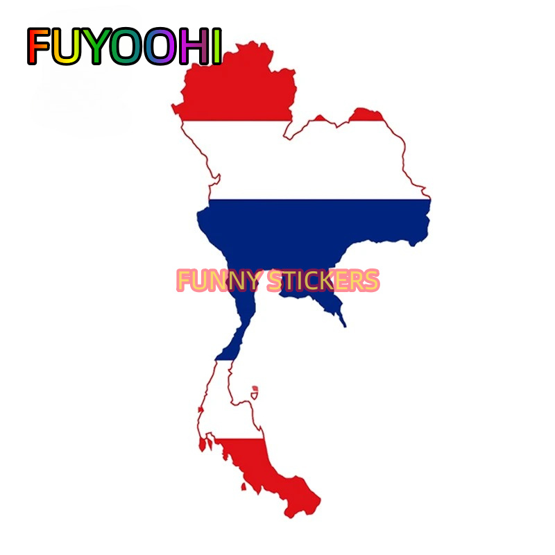 Car Accessories Thailand - Autocollant de voiture FUYOOHI avec drapeau