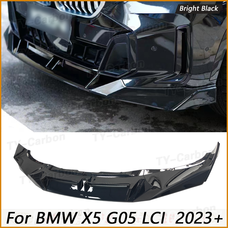 Car Accessories Lipa - Spoiler de pare-chocs avant noir brillant