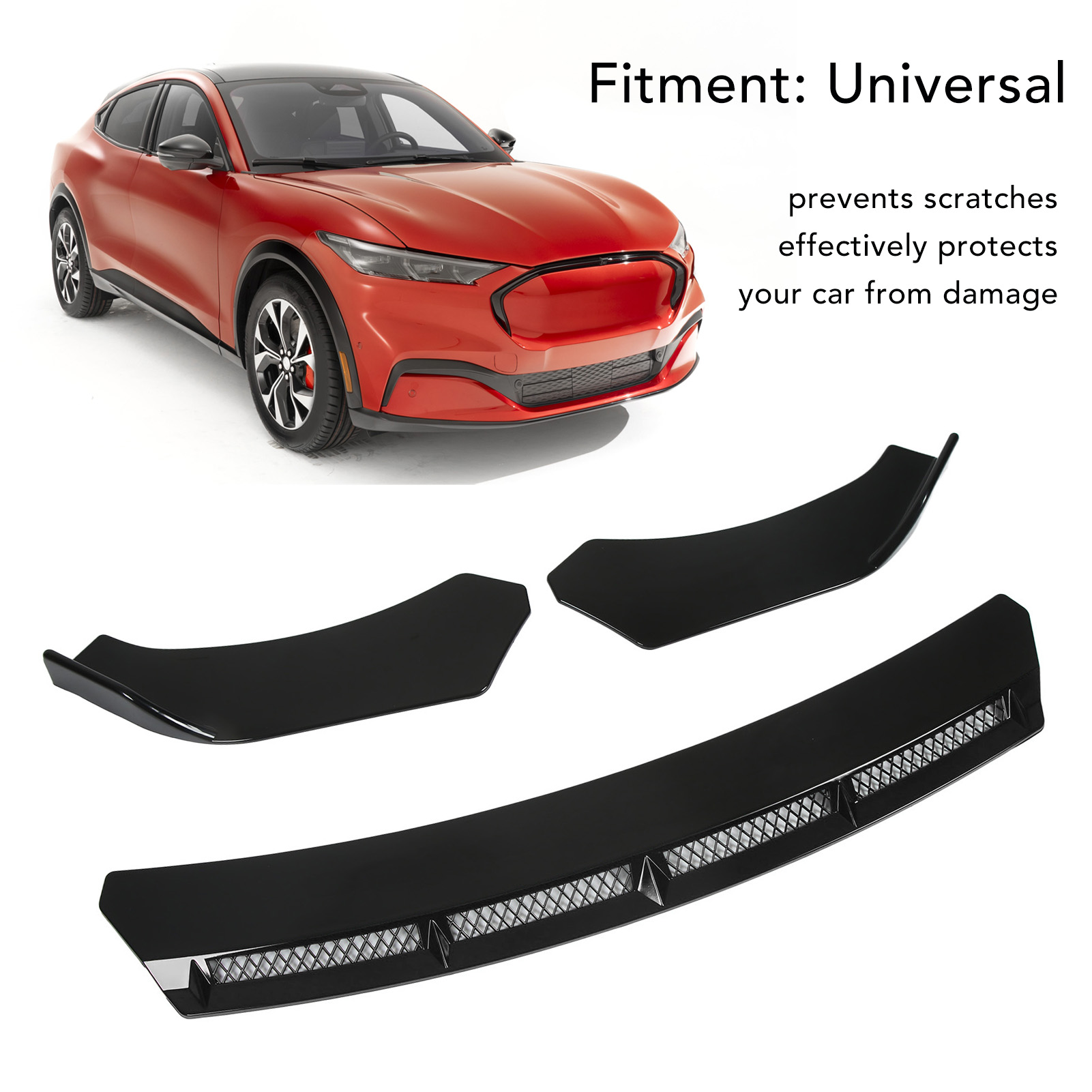 3 pièces Spoiler de pare-chocs - Car Accessories Lipa avis et prix