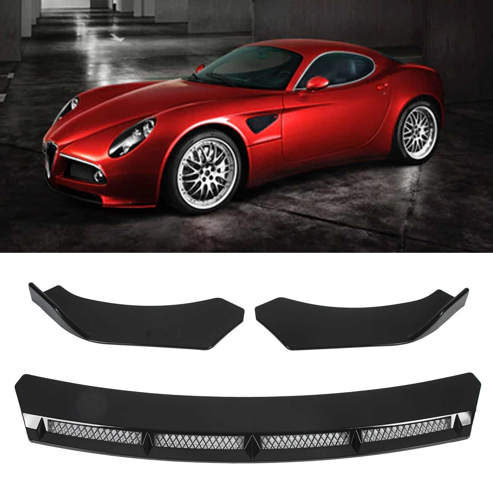 3 pièces Spoiler de pare-chocs - Car Accessories Lipa avis et prix