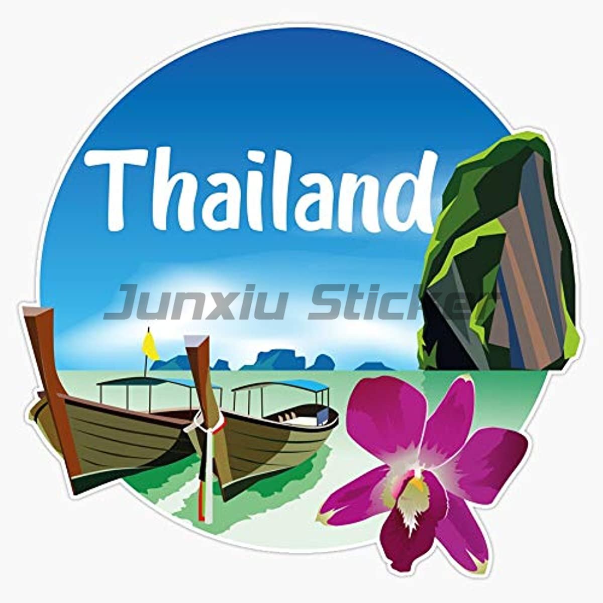 Autocollant de voiture drapeau - Car Accessories Thailand avis et prix
