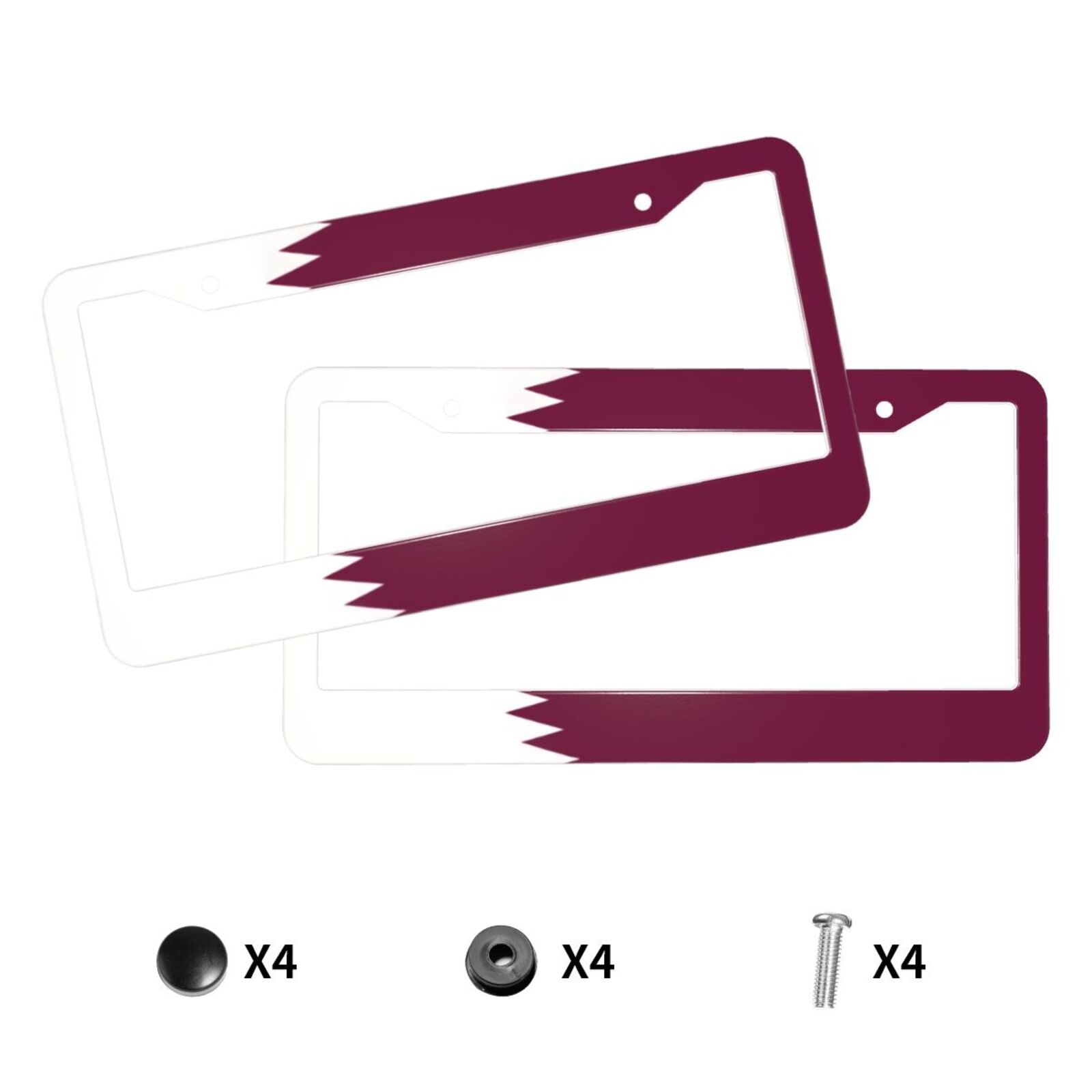 Porte-plaque d'immatriculation - Car Accessories Qatar avis et prix