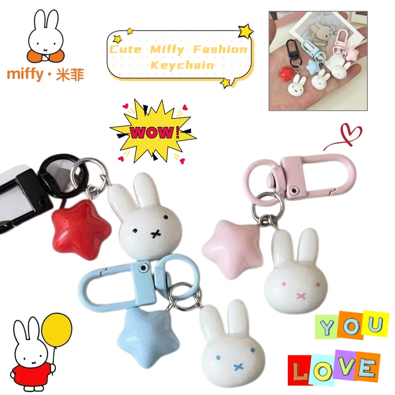 Porte-clés Kawaii Miffy, adora - Car Accessories You Need avis et prix