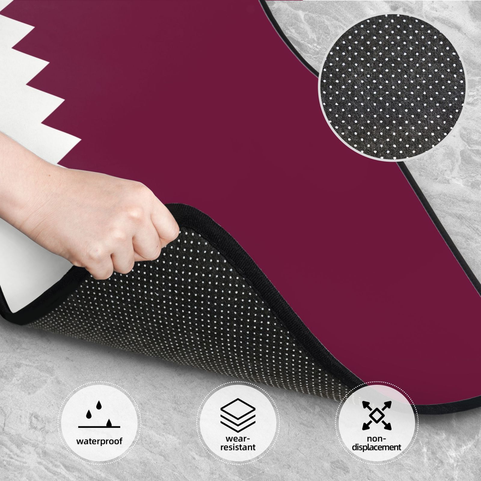 Tapis de sol de voiture à moti - Car Accessories Qatar avis et prix